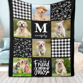 Foto Collage Speciaal Uniek Quilt Hondenliefhebber Fleece Deken