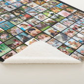 Foto Collage Square Afbeeldingen Sherpa Deken (3/4)