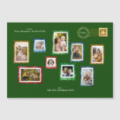 Foto-collage Stempels Kerst Oma Magneet (Voorkant)