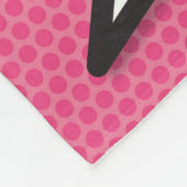 Foto-collage strip met de leukste nicht ooit in he fleece deken (Hoek)