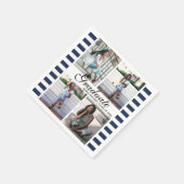 Foto-Collage Stripes Graduparty Servet (Hoek)