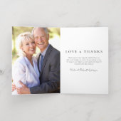 Foto Collage Sympathie Funeral Dankuwel Folie Wenskaart (Binnenlaag)