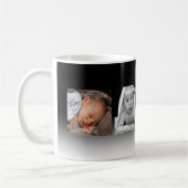 Foto Collage Tekst Foto Aangepast, aangepast Koffiemok (Links)