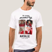 Foto Collage 'Ter Herinnering Aan' T-shirt (Voorkant)
