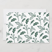 Foto Collage Thrill of Hope Foto Kerstmis Groen Feestdagenkaart (Achterkant)