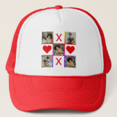 Foto Collage Tic Tac Toe Hugs Kisses Fathers Day Trucker Pet (Voorkant)