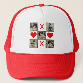 Foto Collage Tic Tac Toe Hugs Kisses Fathers Day Trucker Pet