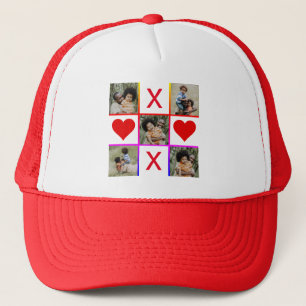 Foto Collage Tic Tac Toe Hugs Kisses Fathers Day Trucker Pet