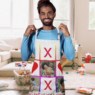 Foto Collage Tic Tac Toe Hugs Kisses Fathers Long Schort