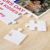 Foto Collage Tic Tac Toe Hugs Kisses Fathers SM Legpuzzel (Zijkant)