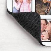 Foto Collage Typografie Special Times White Muismat (Hoek)