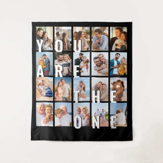 Foto Collage U bent de One 20 Afbeelding Backdrop Wandkleed (Voorkant)