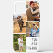 Foto collage U bent de One Romantic Quote White Case-Mate iPhone Case (Achterkant)