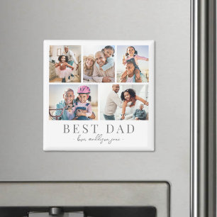 Foto Collage Vader Papa Magneet