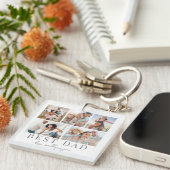 Foto-collage vader sleutelhanger (Voorkant Rechts)