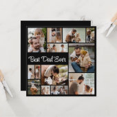 Foto Collage Vaderdag Beste vader ooit Kaart (Voorkant / Achterkant in situ)