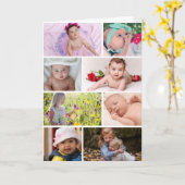 Foto Collage Vaderdag Kaart (Gele Bloem)