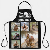 Foto Collage Vaderdag The Grillfather BBQ Schort (Voorkant)