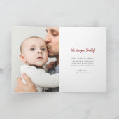 Foto Collage Valentijnsdag Card voor papa Kaart (Binnen)