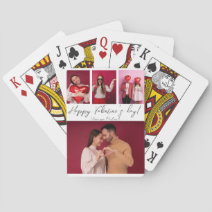 Foto Collage Valentijnsdag Couple gift Pokerkaarten
