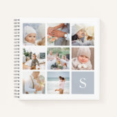 Foto-collage van Fog Gray Notitieboek (Voorkant)