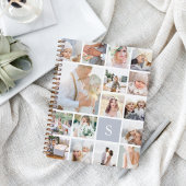 Foto-collage van Fog Gray Notitieboek