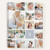 Foto-collage van Fog Gray Notitieboek (Voorkant)