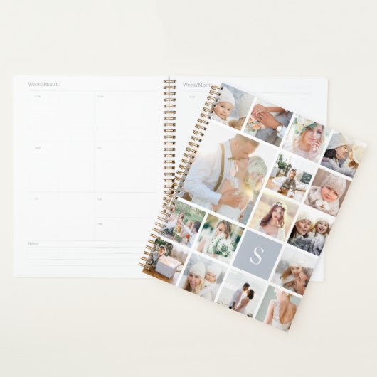 Foto-collage van Fog Gray Planner (Display)