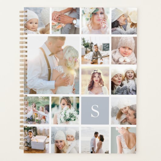 Foto-collage van Fog Gray Planner (Voorkant)