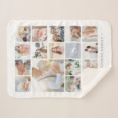 Foto-collage van Fog Gray Sherpa Deken (Voorkant (horizontaal))