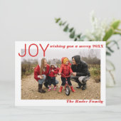 Foto-collage van het jaaroverzicht feestdagenkaart (Staand voorkant)