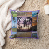 Foto Collage van Oahu, Hawaii Kussen (Deken)