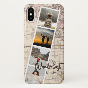 Foto Collage van reisherinneringen. Wanderlust. Case-Mate iPhone Case