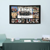 Foto Collage Veel Succes Collega Afscheidsfeest Spandoek (Beurs)
