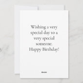 Foto Collage Verjaardags Kaart - Blauw met 7 Lijst (Achterkant)