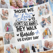 Foto Collage Vlinder Memorial Quote Fleece Deken