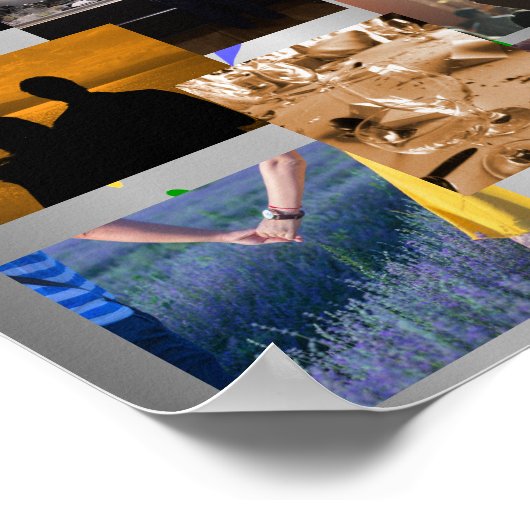 Foto collage voor 21e verjaardag poster (Hoek)