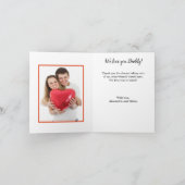 Foto-collage voor vadersdagkaart voor papa kaart (Binnen)