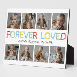 Foto Collage voor voor altijd geliefde kinderen Fotoplaat