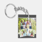 Foto Collage w. Foto's uit de familie - Koolsteeng Sleutelhanger (Voorkant Links)
