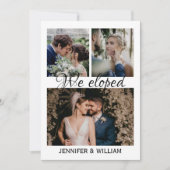 Foto Collage We hebben de aankondiging van het huw (Voorkant)