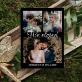 Foto Collage We hebben de aankondiging van het huw