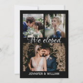 Foto Collage We hebben de aankondiging van het huw (Voorkant)