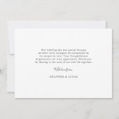 Foto Collage Weddenschap Hartelijk dank voor uw pl Bedankkaart (Achterkant)