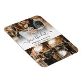 Foto Collage Wedding Save the Date Magneet (Rechterzijde)