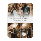 Foto Collage Wedding Save the Date Magneet (Verticaal)