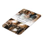 Foto Collage Wedding Save the Date Magneet (Linkerzijde)