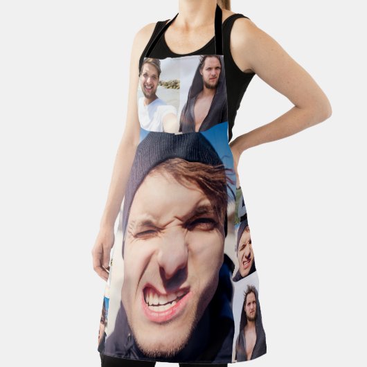 Foto Collage zette je gezicht op een Schort (Insitu)