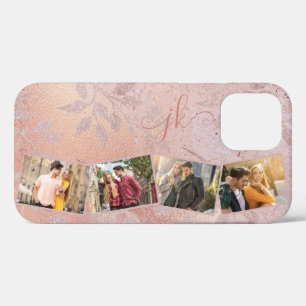 Foto: Collage Zig Zag Roos Gold Leaf Horizontal Case-Mate iPhone Case