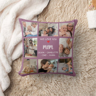 Foto-collagecadeau kussen voor mama - Fotoalbum